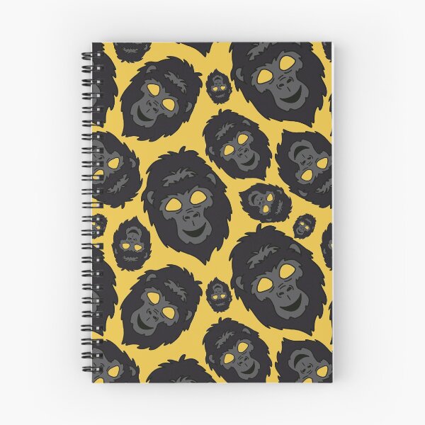 Item preview, Gorilla Mask Pattern Yellow Pack designed and sold by Sunny Collections.