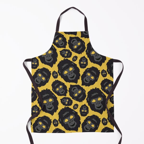 Item preview, Gorilla Mask Pattern Yellow Pack designed and sold by Sunny Collections.
