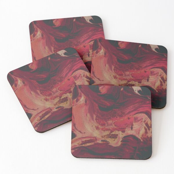 Item preview, Red Desert - Abstract liquid pattern designed and sold by 96design.