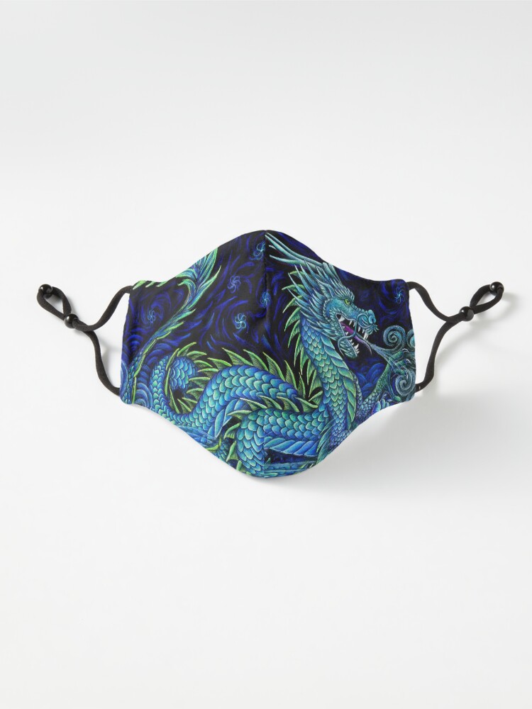 Alternate view of Chinese Azure Dragon Mask