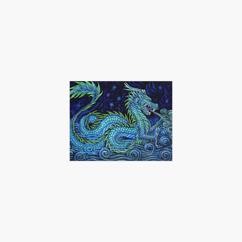 Chinese Azure Dragon Jigsaw Puzzle