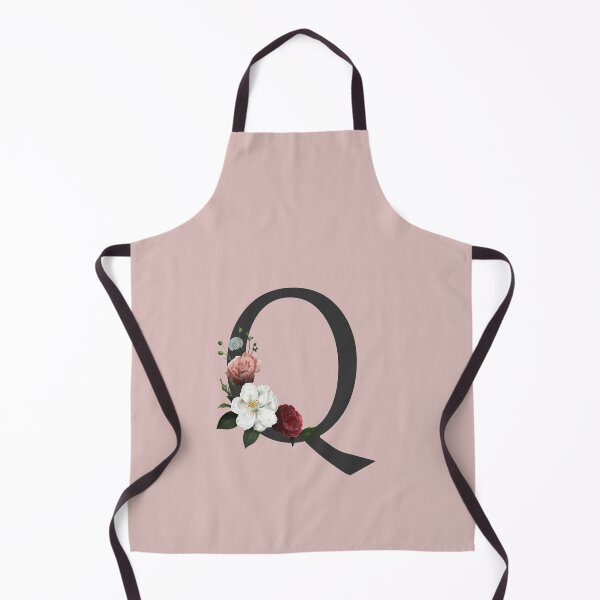 Item preview, Black On Pink Monogram Letter Q | Floral Alphabet designed and sold by SerendipityNow.