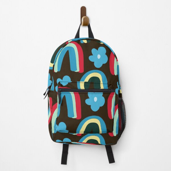 Item preview, Colorful Rainbow Blue Floral  designed and sold by Bliss Find And Design.