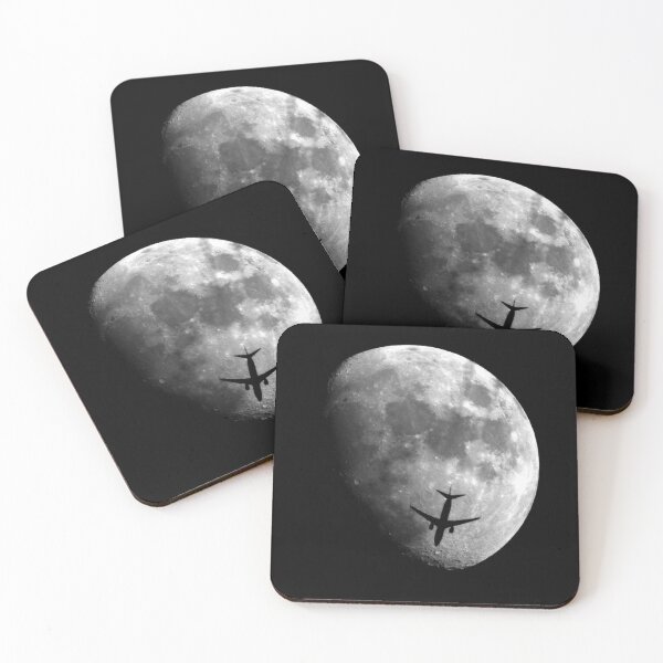 Item preview, Boeing 737 crossing the moon designed and sold by UroliteArt.