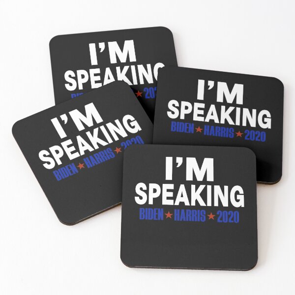 Item preview, I’m Speaking Kamala Harris Debate Quote designed and sold by johnking2808.