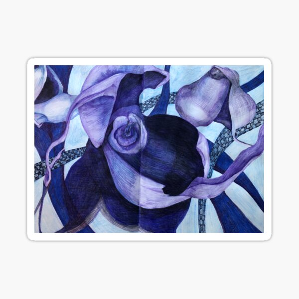 Abstract Pod Sticker