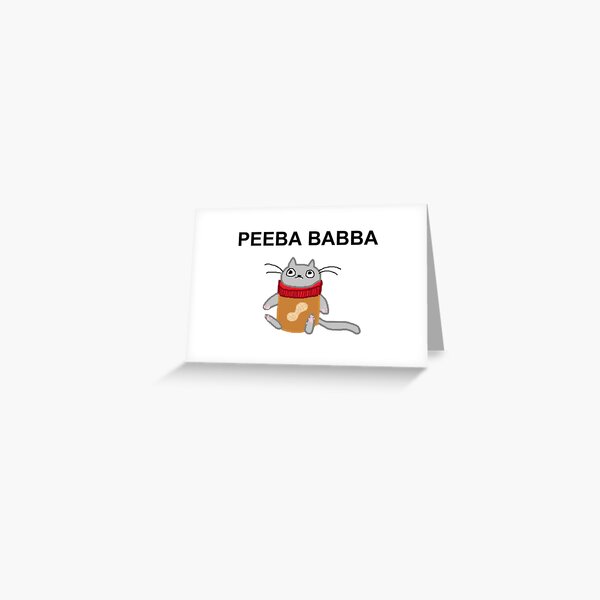 peeba babba Greeting Card