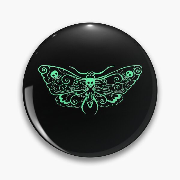 Item preview, Glow Green Hawk Moth designed and sold by FlutterKatArts.