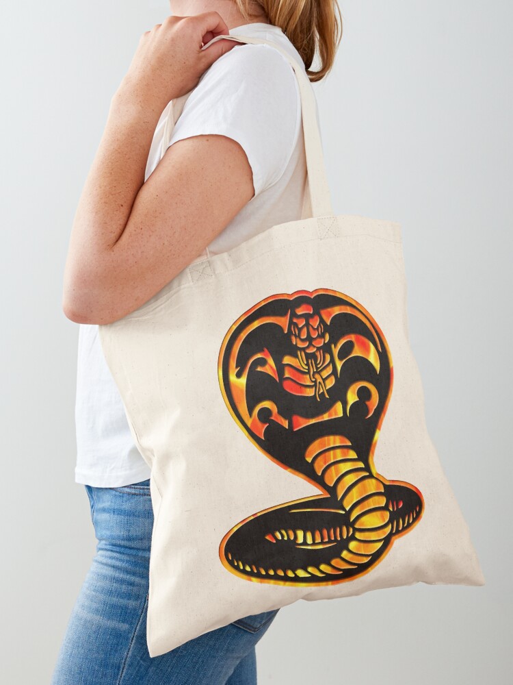 snake logo bag