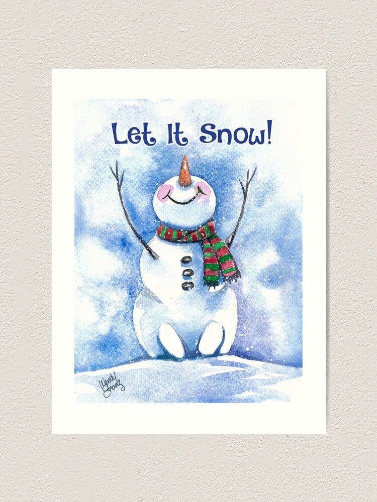 SnowMan Snow WorldTシャツ(肖像ver) Let it snow snowman
