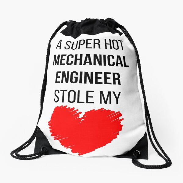 Item preview, Hot Mechanical Engineer Stole my Heart Funny Mechanical engineering quote designed and sold by OneTimeEngineer.