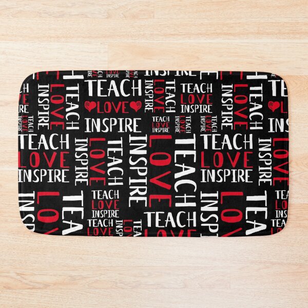 Item preview, Teach Love Inspire Pattern - Best Teacher designed and sold by onicon.