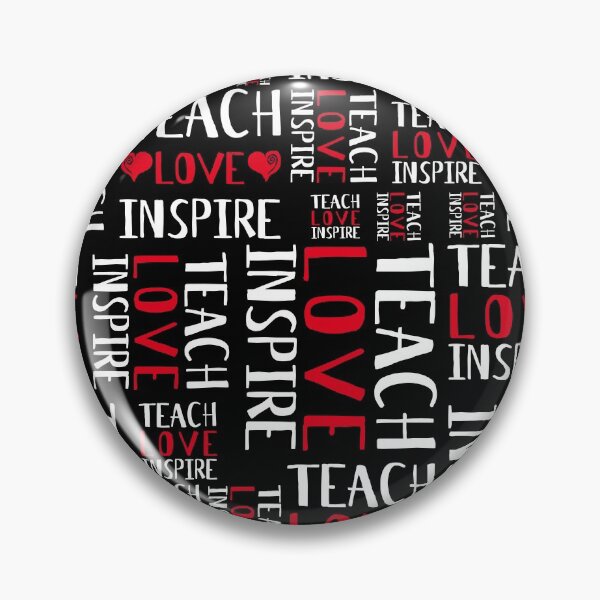 Item preview, Teach Love Inspire Pattern - Best Teacher designed and sold by onicon.
