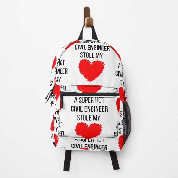 Item preview, Hot Civil Engineer Stole my Heart Funny Civil engineering quote designed and sold by OneTimeEngineer.