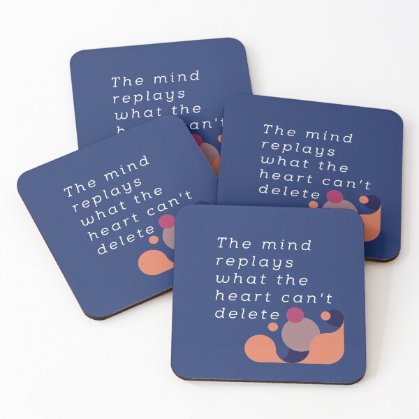 Item preview, The mind replays what the heart can't delete designed and sold by sisterinblavk.