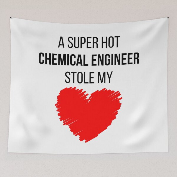 Item preview, Hot Chemical Engineer Stole my Heart Funny Chemical engineering quote designed and sold by OneTimeEngineer.
