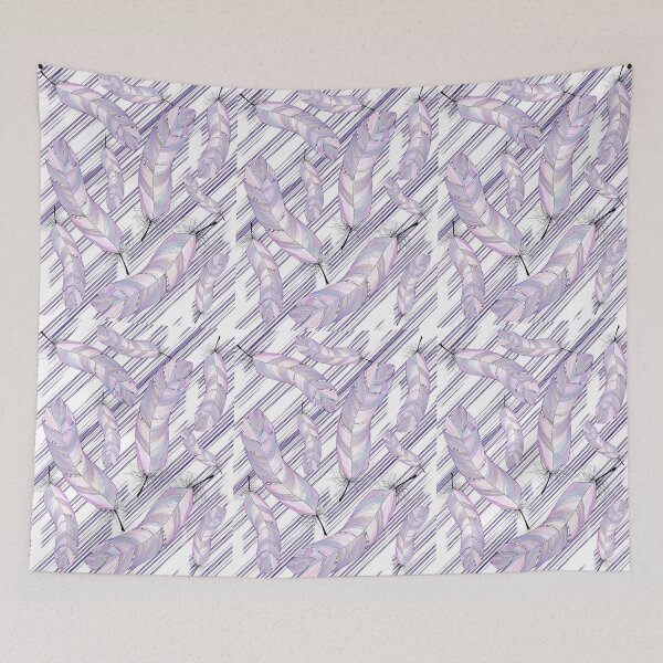 Item preview, Iridescent Rosegold and Purple Feather Fantasy  designed and sold by MamaODea.