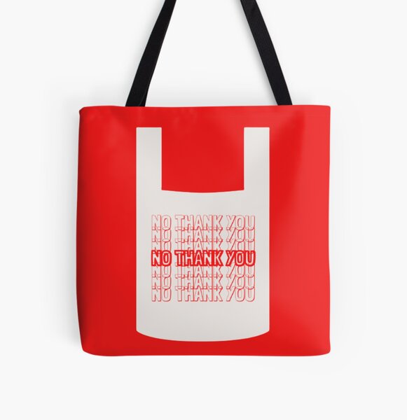 Small Maroon Thank You Printed Plastic Shopping Bags, 1,000 Bags / Box