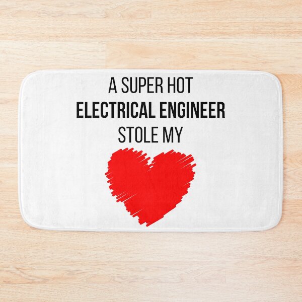 Item preview, Hot Electrical Engineer Stole my Heart Funny Electrical engineering quote designed and sold by OneTimeEngineer.