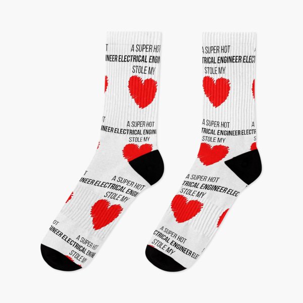 Item preview, Hot Electrical Engineer Stole my Heart Funny Electrical engineering quote designed and sold by OneTimeEngineer.