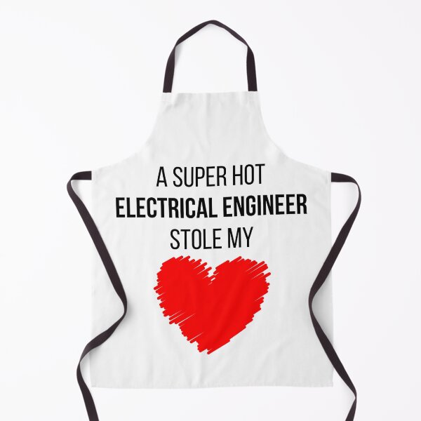 Item preview, Hot Electrical Engineer Stole my Heart Funny Electrical engineering quote designed and sold by OneTimeEngineer.