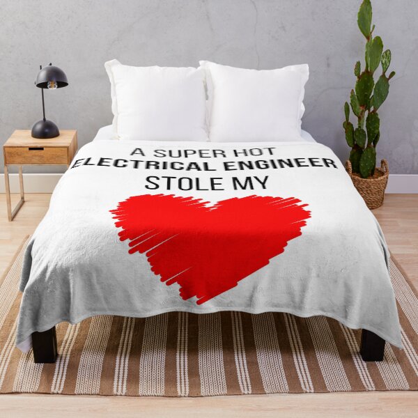 Item preview, Hot Electrical Engineer Stole my Heart Funny Electrical engineering quote designed and sold by OneTimeEngineer.