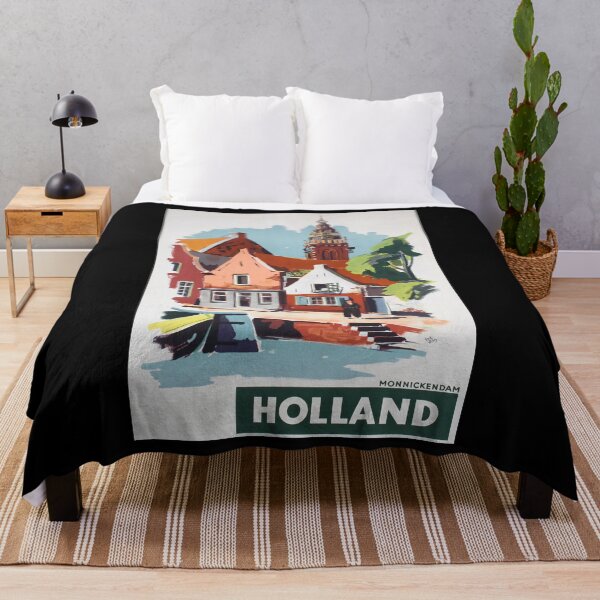 Item preview, Holland retro poster designed and sold by CorasPosters.