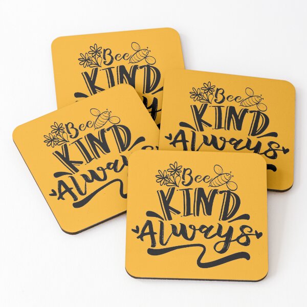Item preview, Bee Kind Always Quote designed and sold by FiveDucklings.