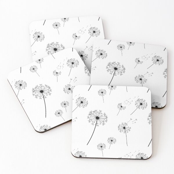 Item preview, Wild Flower Dandelions Botanical Floral Pattern II designed and sold by HappyTees Lab.