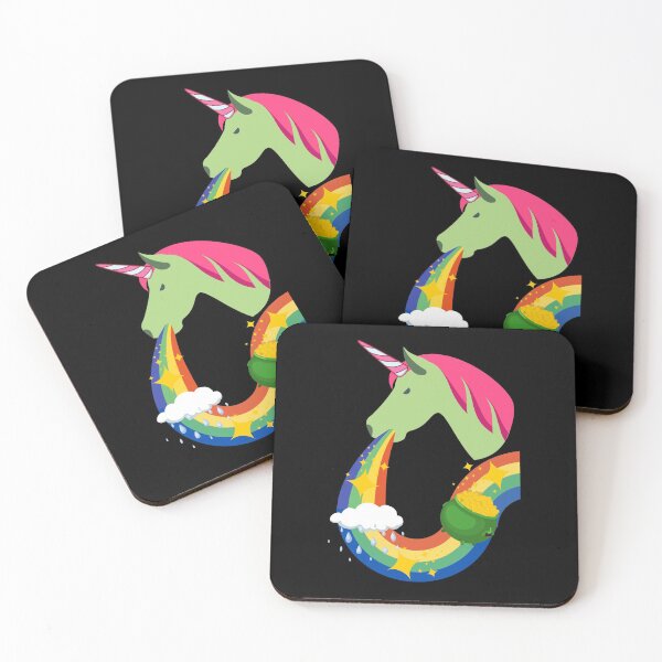 Item preview, Puke the Rainbow Puking Unicorn designed and sold by PetNamedPeeve.
