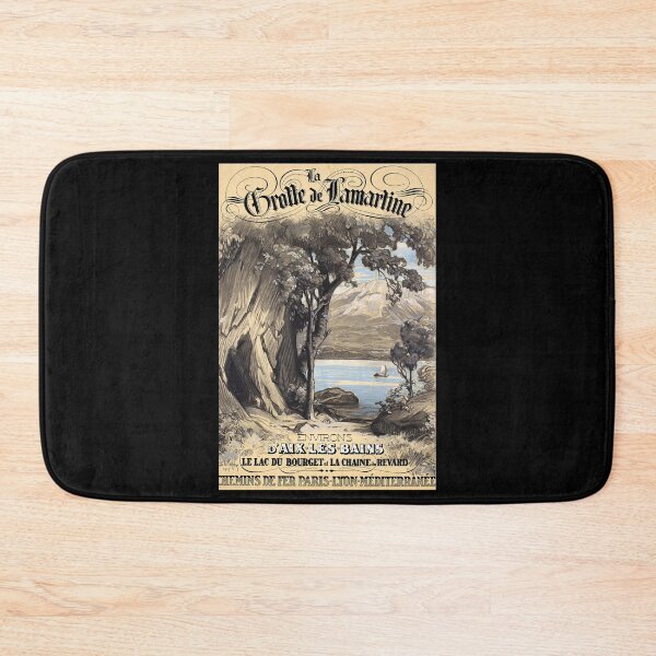 Item preview, Grotte de Lamartine retro poster designed and sold by CorasPosters.