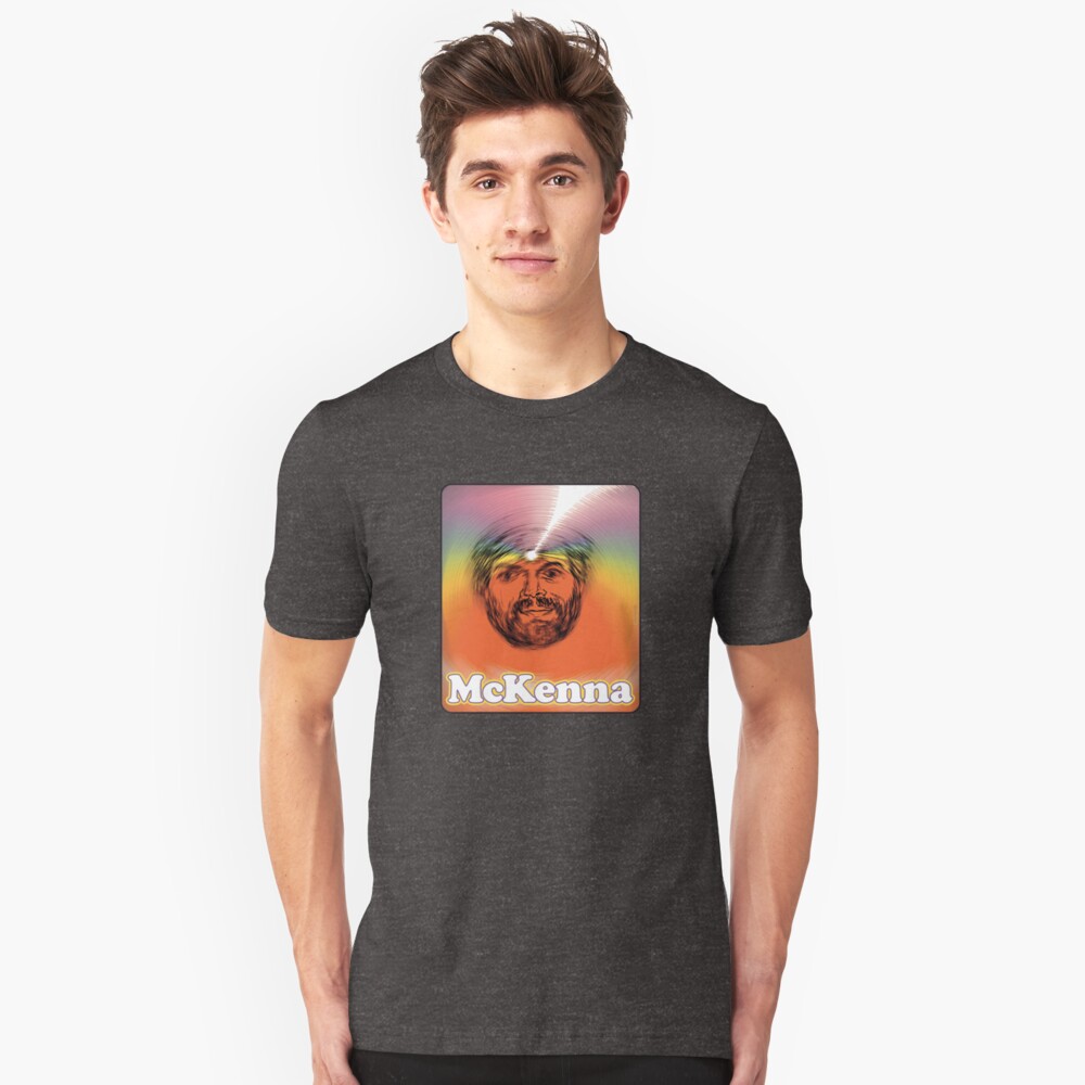 Terence McKenna Third Eye Rainbow Slim Fit T-Shirt