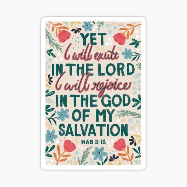 Item preview, Habakkuk 3:18 designed and sold by Red Barn  Co-Op.