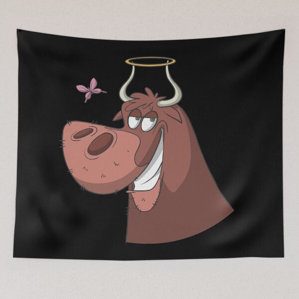 Item preview, Funny cow with halo and holy look designed and sold by Monkey Ful.