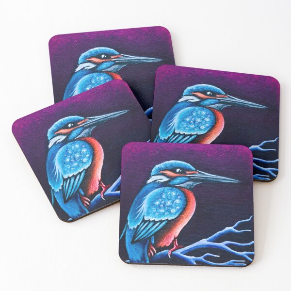 Item preview, Reclining Kingfisher designed and sold by Catherine Scott.
