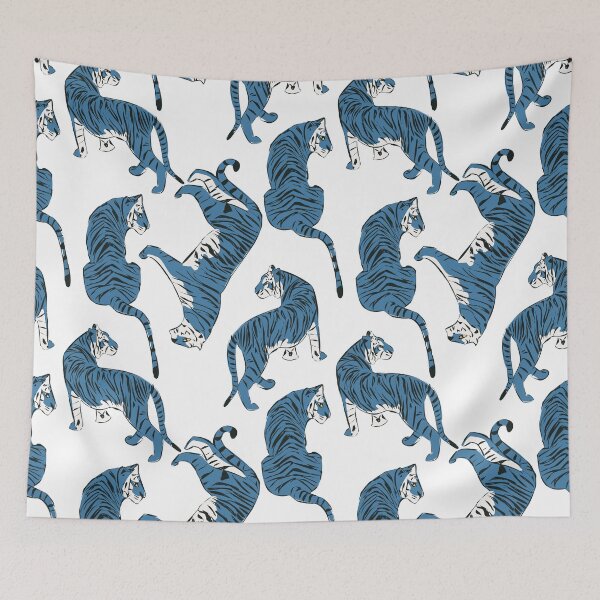 Item preview, Blue tiger designed and sold by mischellero.
