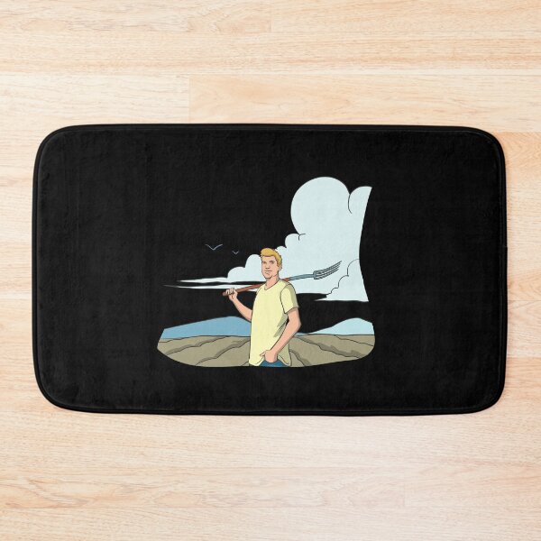 Item preview, Farmer with pitchfork in the field designed and sold by Monkey Ful.