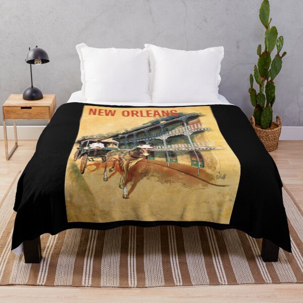 Item preview, New Orleans retro poster designed and sold by CorasPosters.