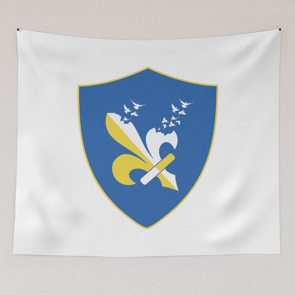 Item preview, Royal lily on a shield designed and sold by runstore.