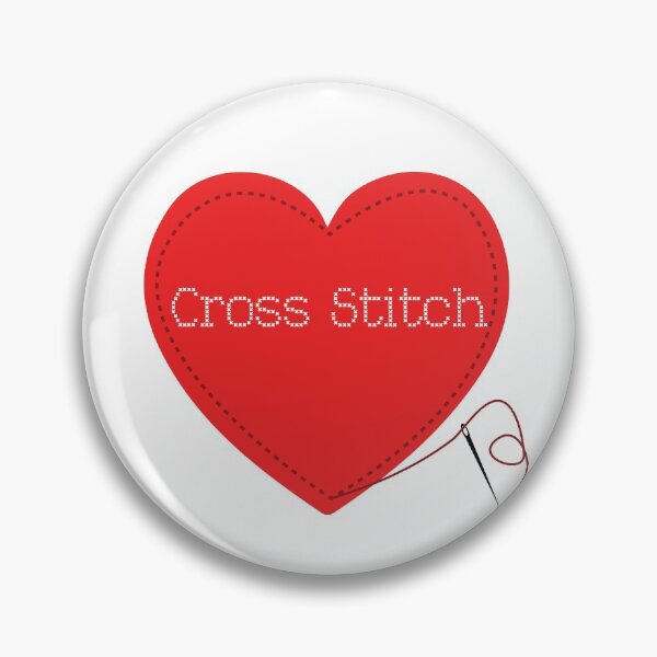 Item preview, Cross stitch love heart designed and sold by RaionKeiji.