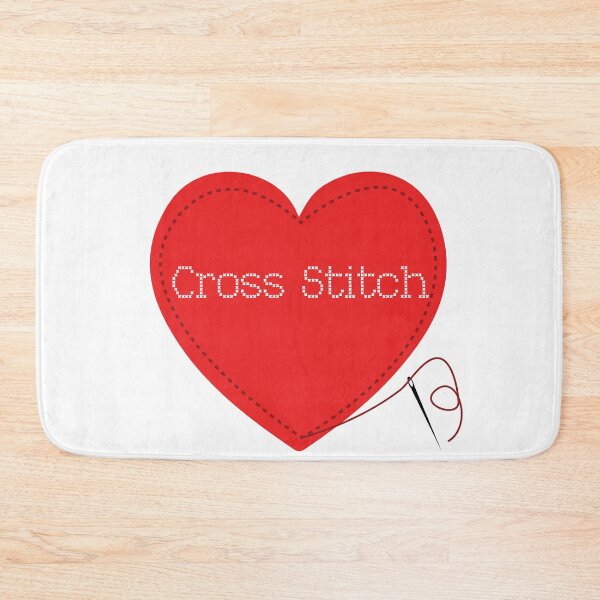Item preview, Cross stitch love heart designed and sold by RaionKeiji.