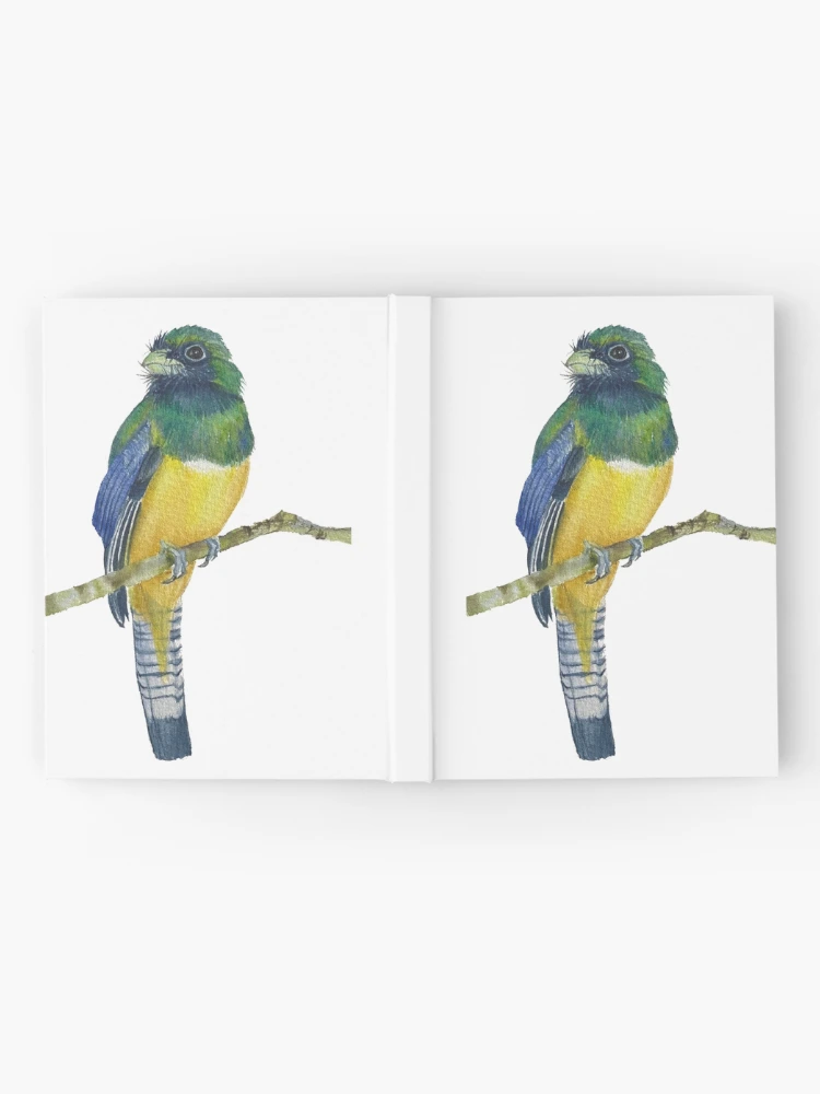 Thumbnail 2 of 3, Journal, Yellow Bellied Trogon designed and sold by JavaLisa.