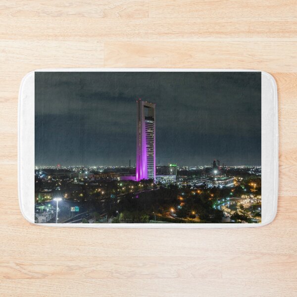 Item preview, The Ciudadana Tower in Monterrey, Mexico at night designed and sold by Hochmann.