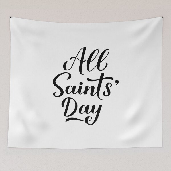 Item preview, All Saints Day calligraphy hand lettering  designed and sold by LaBelezoka.