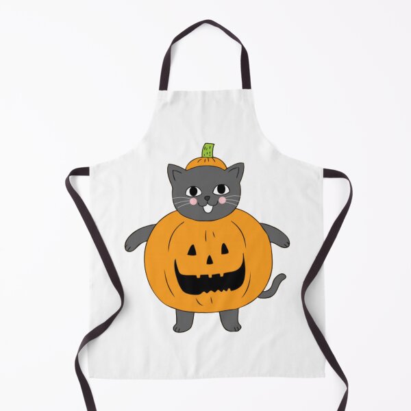 Item preview, cute halloween cat wearing pumpkin designed and sold by charlyjovic.