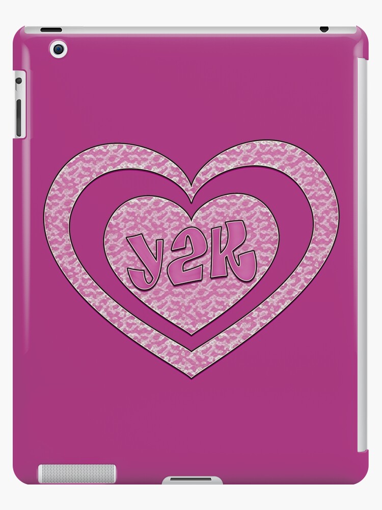 Y2K Aesthetic Pink Flames | iPad Case & Skin