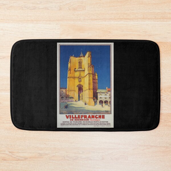 Item preview, Villefranche retro poster designed and sold by CorasPosters.