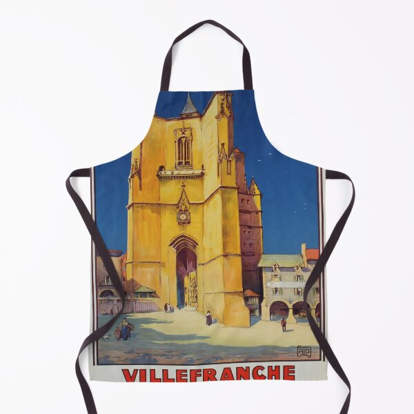 Item preview, Villefranche retro poster designed and sold by CorasPosters.