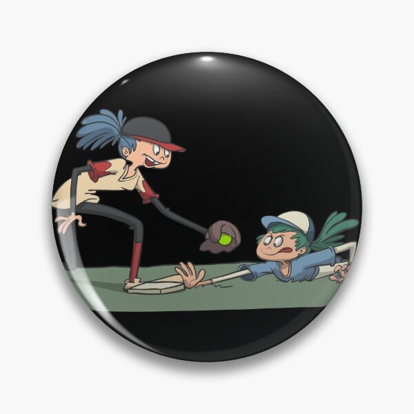 Item preview, Softball catcher with glove designed and sold by Monkey Ful.