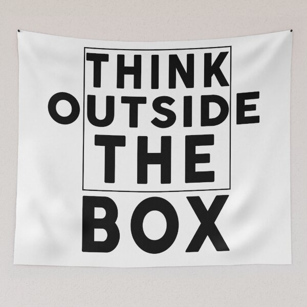 Item preview, Think outside of the box! designed and sold by Mokhe.